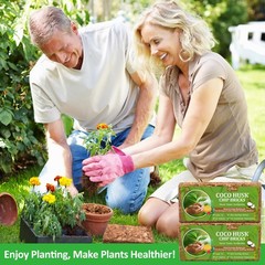 Riare 4 Pack Coco Chips Substrate for Plants- 8 x 4 x 1.8 inches, 4