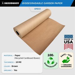 Sandbaggy Biodegradable – For – – In America 3 Ft X 50 Ft 1