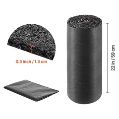 Uimoso Rubber Mulch Roll 96 x 24in for Landscaping Pathway Recycled Mulch Mat