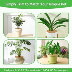 11.8 Inch Coconut Fiber Tree Ring Mulch Mat, 3 Pack Tree Mulch Ring | 100% Na…