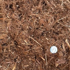 Fresh Natural Redwood Mulch, 34QT Gorilla Hair Garden Bark USA Wood Chips
