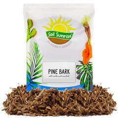 100% Natural Pine Bark Mulch Nuggets for Indoor/Outdoor Container Garden