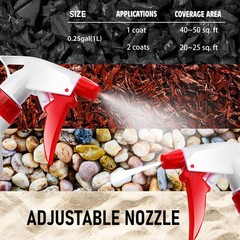 Landscape Rock Glue 32oz Concentrate Mulch & Pea Gravel Binding 32 oz, Clear