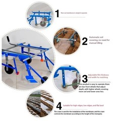 Level Ground Machine Agricultural Mulching Machine Hand-pulled Agricultural