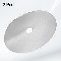 2pcs Tree Mulch Ring 28.3″ Non-Woven Round Tree Protector Weed Barrier, Silver