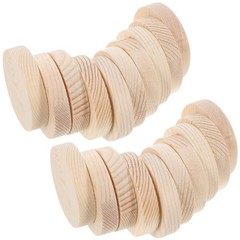 Small Pine Wood Discs for DIY Engraving and Painting Durable Craft Circles