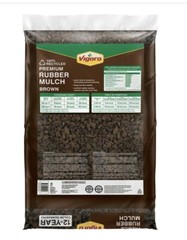 NuScape Red Landscape Playground Drainage Medium Rubber Mulch, 0.8 CU FT
