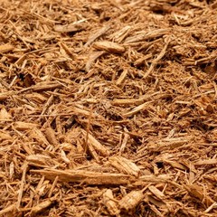 Premium Gold Wood Mulch | Decorative Garden, Potting, Lawn & Landscape Cover