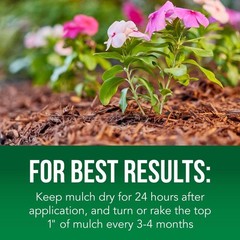 Lot of 6 Bags of Earthgro Wood Shredded Bagged Mulch 1.5 cu. ft. per bag