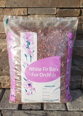 Orchid Bark 6 Quart White Fir – Approximate size of pieces 5/16″