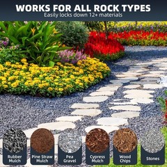 Rock Glue for Landscaping – 1 Gallon Mulch Hold with Grip Max, Strong Adhe