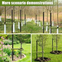 Tree Supports Young Trees, 2 PCS Tree Holder Stabilizer Support Green-2 PCS
