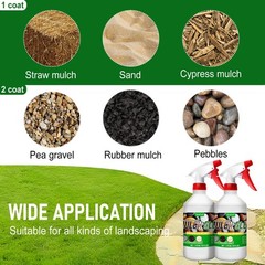 Landscape Rock Glue 32oz Concentrate Mulch & Pea Gravel Binding 32 oz, Clear