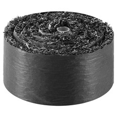 Rubber Mulch Mat Roll, 4 Rolls 120 x 4.5 in, Recycled Rubber Permanent Mulch