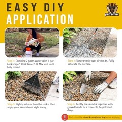 Max for Landscaping – Ground Coverage & Pet Safe Mulch Glue 32 Ounce Rock Glue