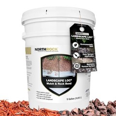 Mulch & Rock Bond – Binder for Mulch, Rock, Bark, & Pea Gravel, Safe 5 Gallon