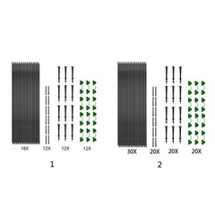 New High Quality Plant Support Connectors Fibreglass Tyres Garden Clamps