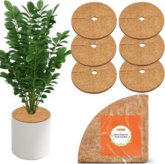 24 Inch Coconut Fiber Mulch Ring, 6 Pcs Tree Protector Mats, Coco Coir Mulch …