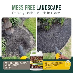 Lockscape for Landscaping Ultra Concentrated () – Lasts Up 64 Ounce Mulch Glue
