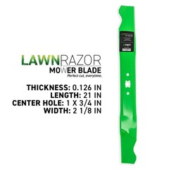 8TEN LawnRAZOR Mower Blade for Cub Cadet MTD Troy Bilt 300 Walk Behind 21 inc…