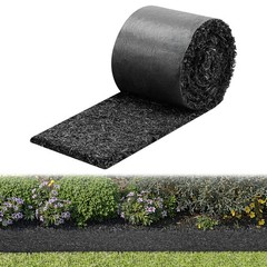 VEVOR Recycled Rubber Mulch Mat Roll 140 x 5.5 in Garden Border Mulch Pathway