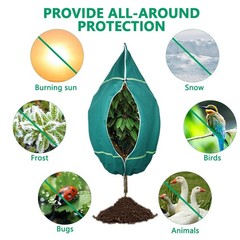 Plant Protection Cover Bag for Garden Trees Bird Bug Wind Guard