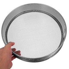 Soil Sifter Stainless Steel Mesh Garden Sieve for Potting Soil Compost Rock