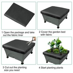 Mofuiry 2 Pack City Pickers Replacement 20″ x “24” x “1” inches, Black-2