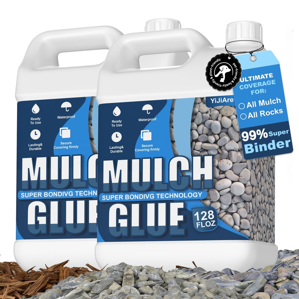 Yijiare Mulch Glue 2 – To Use Rock Glue For – Pet Fast-Dry No – For