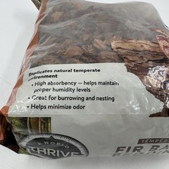 Thrive Fir Bark Bedding, 8-Quart, Natural Temperate