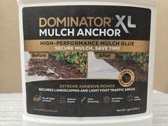 Dominator XL Mulch Anchor High-Performance Mulch Glue- 1 Gallon