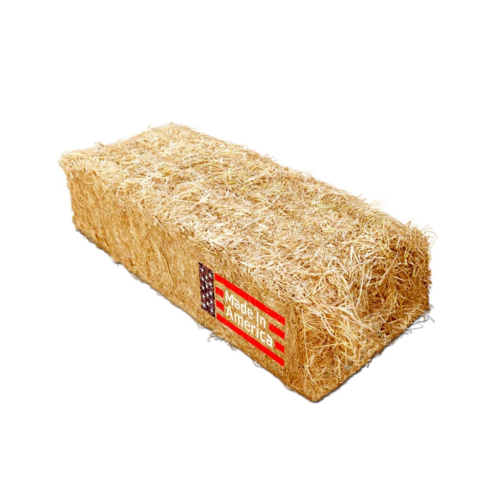 Sandbaggy Rice Straw Bales (Certified Weed Free) – 46″ x 15″ x 22″