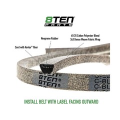 50 Inch Mower Deck Rebuild Kit with Spindle Blade Belt Idler
