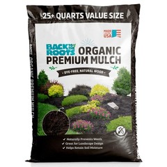 Back to the Roots 25.7qt (1 1 cubic ft Black Mulch, 1 Mulch