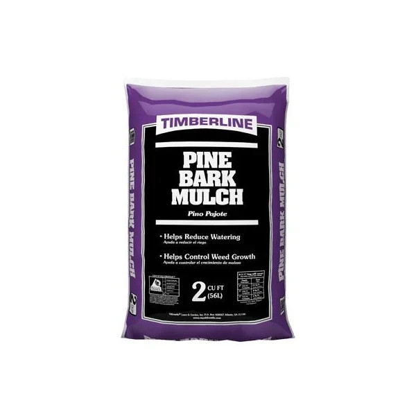 Oldcastle 2 CUFT Pine Bark Mulch, Rich Brown Hues Northern Pine Spruce
