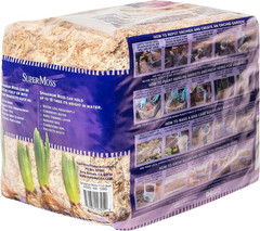 (22325) Orchid Sphagnum Moss Dried, Natural, 1 Pound Mini Bale