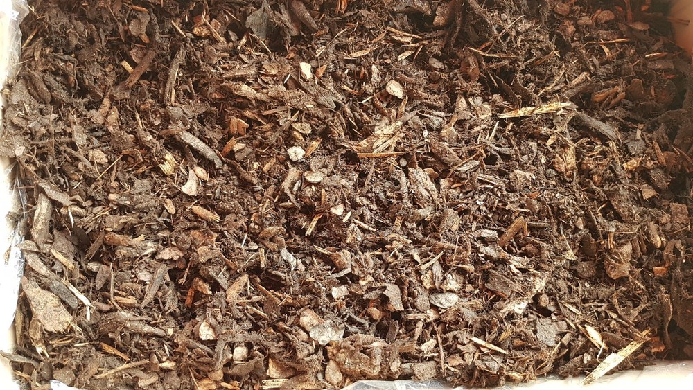 120l Bark Mulch Natural Ground Cover Top Gardener Quality Garden Plant-based