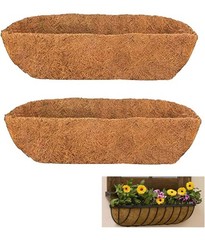 Trough Coco Liners For Hanging Basket Inserts Liner Wall Flower Basket (2pz)