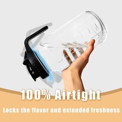 Mason Jar Pour Spout Lid for Wide Mouth Mason Jars,Leak Proof Sealing Lid,2-Pack