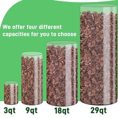 3 Quart Organic Orchid Bark for Potting-Natural Mulch 3qt, Medium