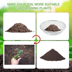 3 Pcs Soil Sifter Fits 5-Gallon Buckets for Gardening Sand Rock Compost