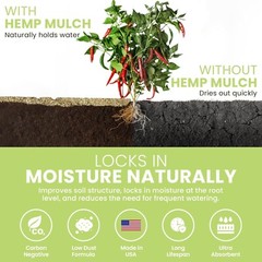 Hemp Garden Mulch – All Natural HURD for Vibrant Gardens, Vegetables and Trees