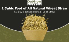 1 Cubic Foot of 100% All Natural Wheat Straw | 4 Pound Box