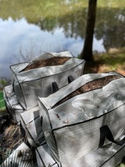 pine straw mulch (10 pound bags) harvested from the forest floors of Tennessee