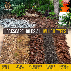 Max Lockscape Mulch Glue – 4 Gal Strong, Pet Safe, 3X Concentrated Binder