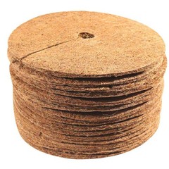 16Pcs Coconut Fiber Tree Mulch Mat, 11.8 Inch Mulch Plant Protectors Mat8411