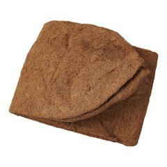 Half Moon Shape Flowerpot Mat Coconut Palm Liner Adjustable Wall Hanging Garden