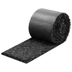 Uimoso Recycled Rubber Mulch Roll 140 x 5.5 in Garden Border and Pathway Mat