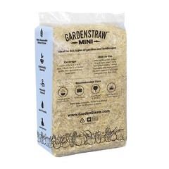 HealthiStraw GardenStraw Mini, All-Natural, Garden Straw Mulch, 0.5 cu ft