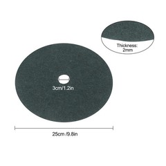 20PCS Nonwoven Mulch Mats for Sustainable Gardening and Effective Grass Control